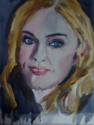 Portret Piosenkarka Madonna